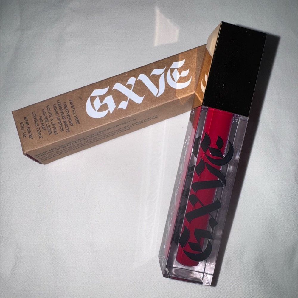 Gxve I’m Sill Here - Red Longwear Matte Liquid Lipstick in Original Recipe, NEW - Picture 9 of 11